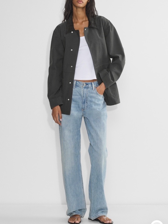 TNA Jackets & Blazers - Aritzia Edison Chore Jacket - charcoal